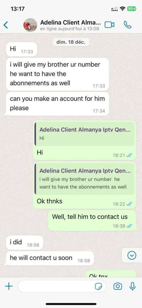 Customer renewing 12-month annual subscription via chat